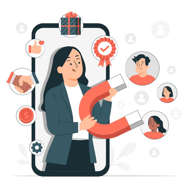 ilustrasi konsep retensi pelanggan