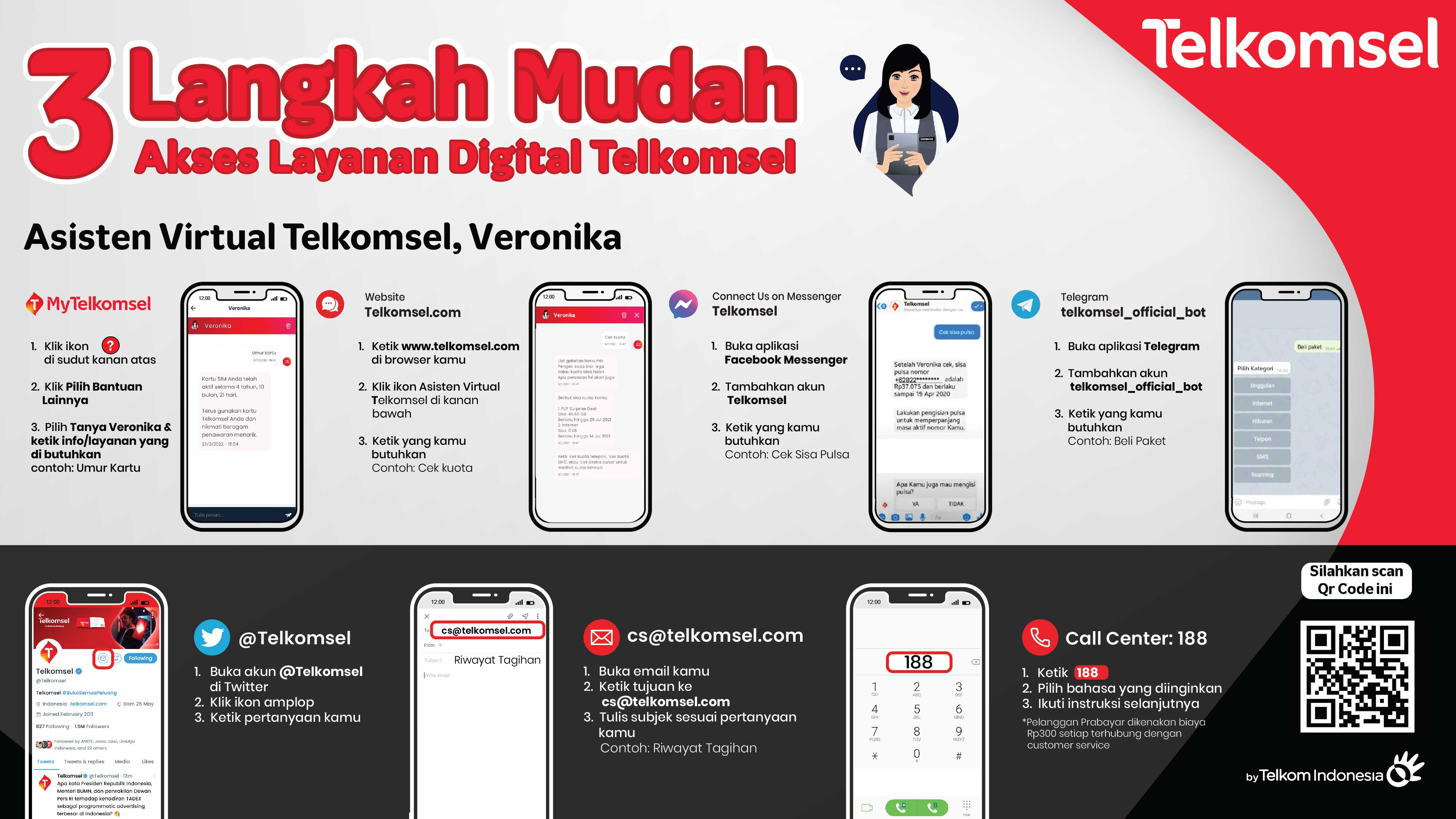 3 Langkah Mudah Akses Layanan Digital Telkomsel