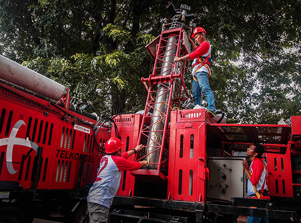 Telkomsel Deployed 103 Mobile BTS during Christmas and New Year