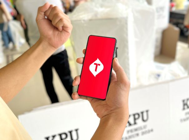 Trafik Broadband Pemilu Telkomsel